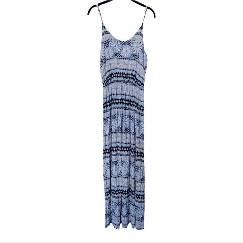 All In Favor Pattern Knit Maxi Dress Size Medium